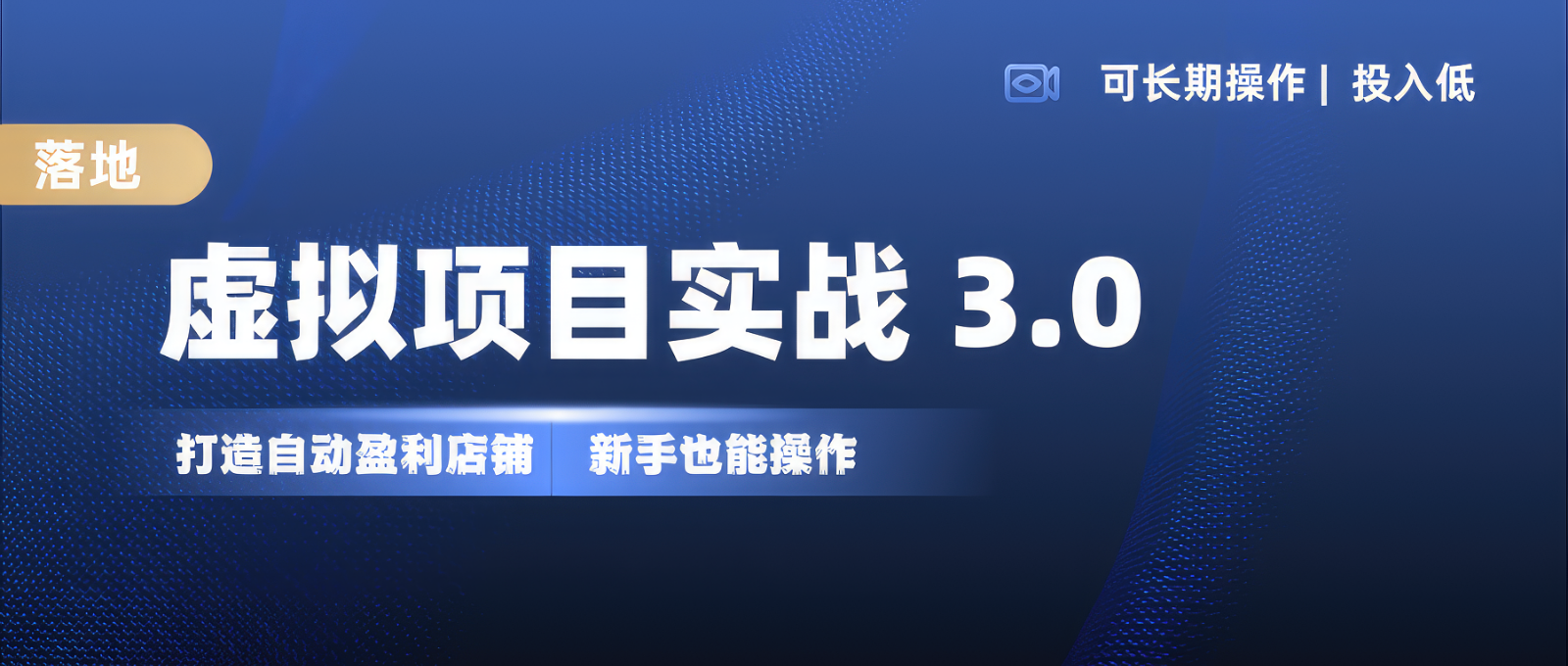 虚拟项目实操落地 3.0,新手轻松上手，单品月入1W+-翔云学社