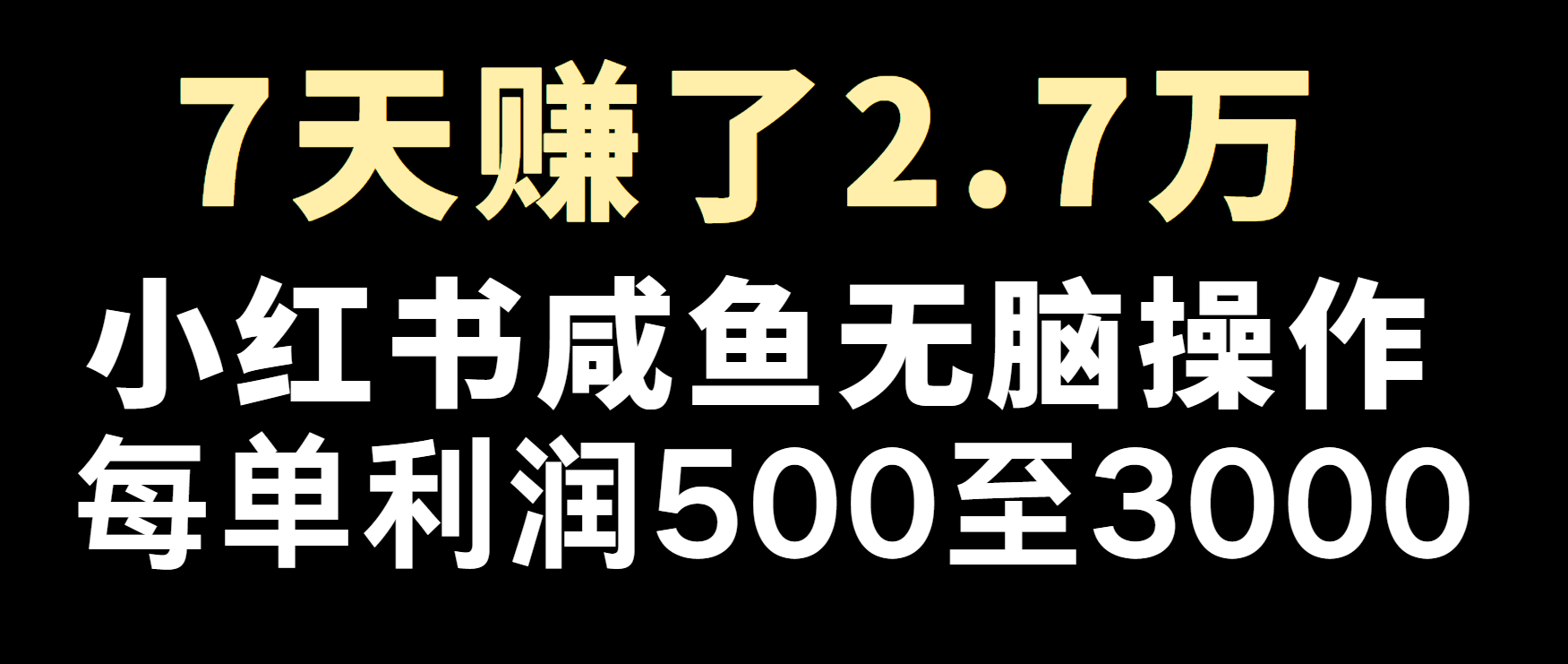 冷门暴利，超级简单的项目0成本玩法，每单在500至4000的利润-翔云学社