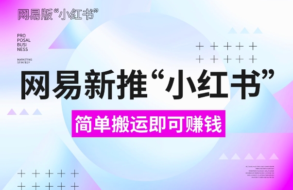 网易官方新推“小红书”，搬运即有收益，新手小白千万别错过(附详细教程)【揭秘】-翔云学社