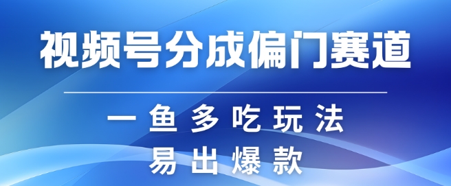 视频号创作者分成计划偏门类目，容易爆流，实拍内容简单易做【揭秘】-翔云学社