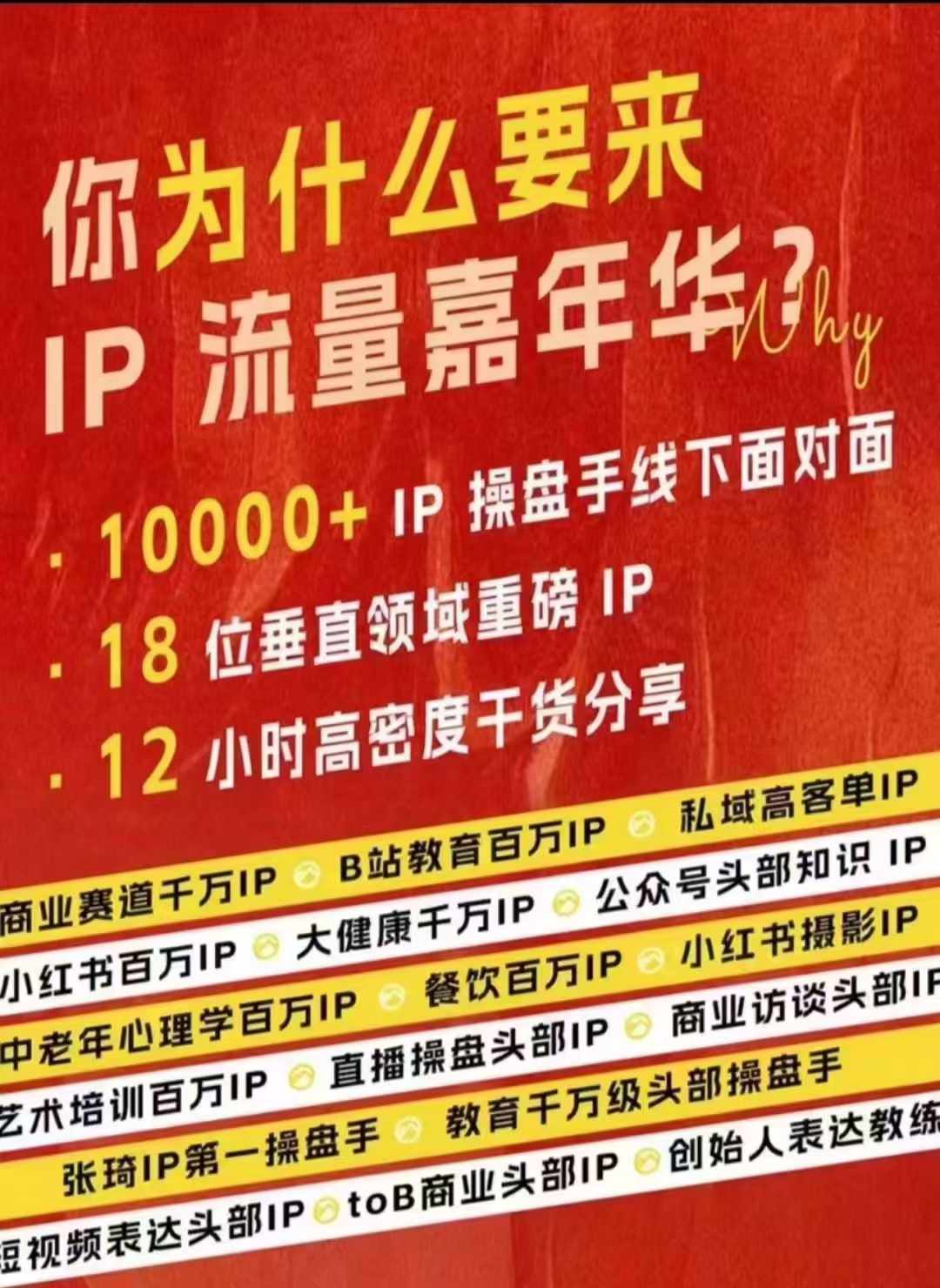 群响IP流量嘉年华，​现场视频+IP江湖2024典藏版PPT-翔云学社